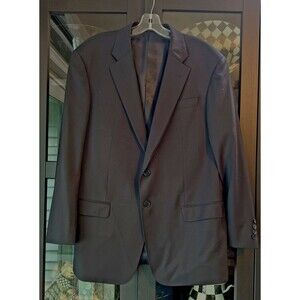 EMPORIO ARMANI COLLEZIONI Suit 44 R Jacket & Pants 38 x 31.5  Darkest Navy